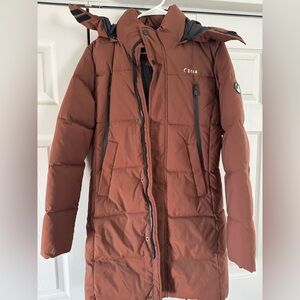 Zyia women’s Brown Puffer Jacket